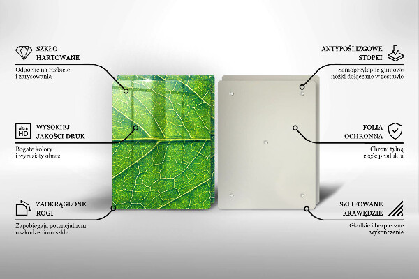 Tocător de bucătărie Venele frunzelor naturii