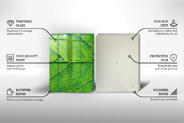 Tocător de bucătărie Venele frunzelor naturii