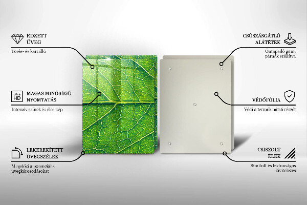 Tocător de bucătărie Venele frunzelor naturii