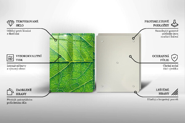 Tocător de bucătărie Venele frunzelor naturii