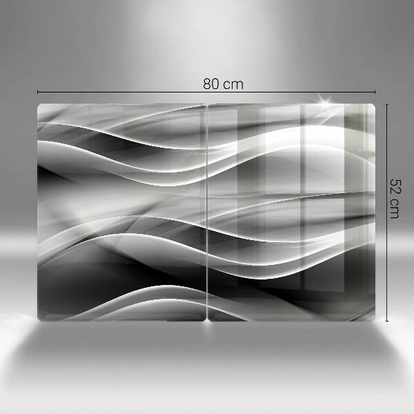 Tocător de bucătărie Linii abstracte de fum