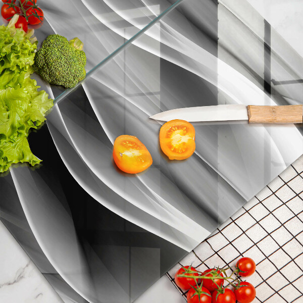 Tocător de bucătărie Linii abstracte de fum