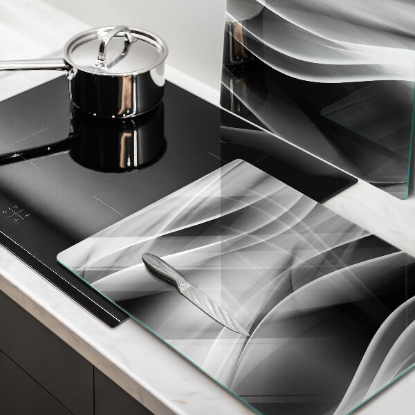 Tocător de bucătărie Linii abstracte de fum