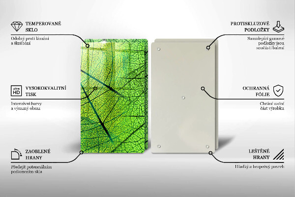 Tocător de bucătărie Venele frunzelor naturii