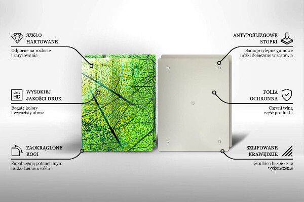 Tocător de bucătărie Venele frunzelor naturii