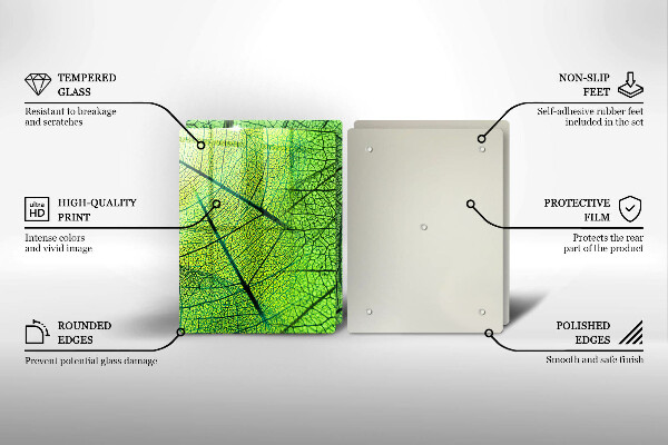 Tocător de bucătărie Venele frunzelor naturii