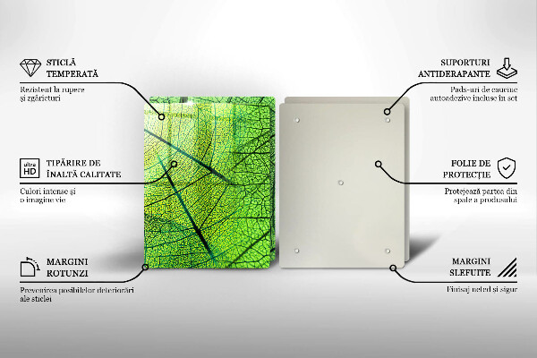 Tocător de bucătărie Venele frunzelor naturii