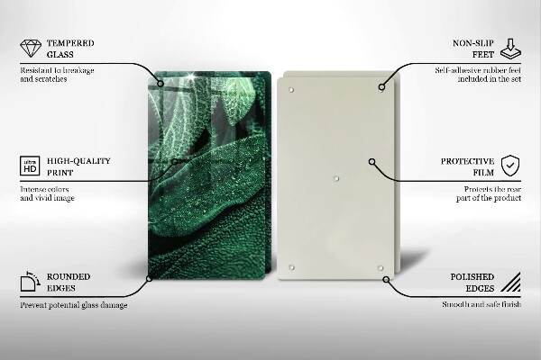 Tocător de bucătărie Frunzele plantei