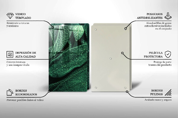 Tocător de bucătărie Frunzele plantei