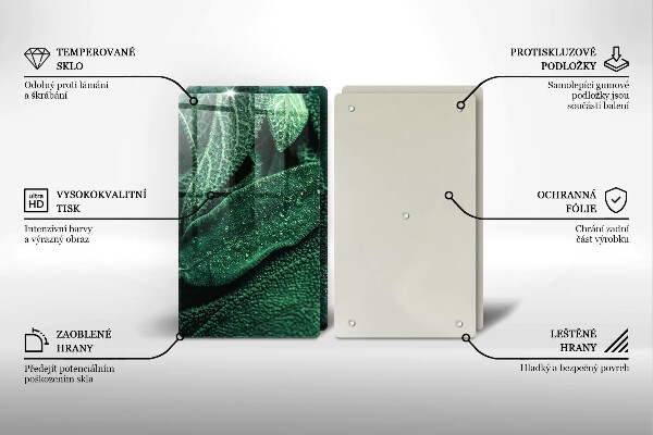 Tocător de bucătărie Frunzele plantei