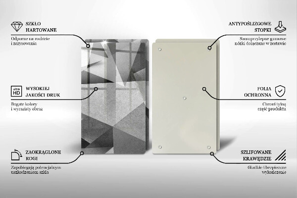 Tocător de bucătărie Abstracție ascuțită concretă