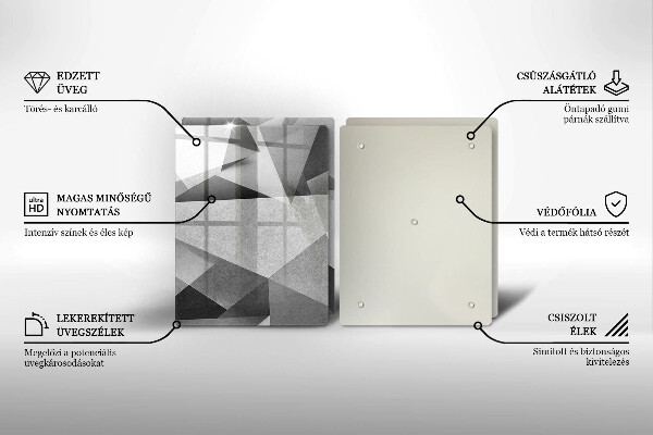 Tocător de bucătărie Abstracție ascuțită concretă