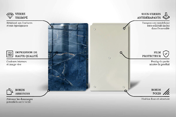 Tocător de bucătărie Textura piatră de marmură