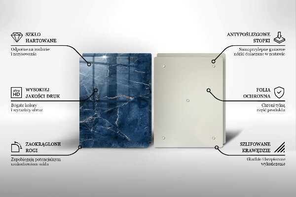 Tocător de bucătărie Textura piatră de marmură