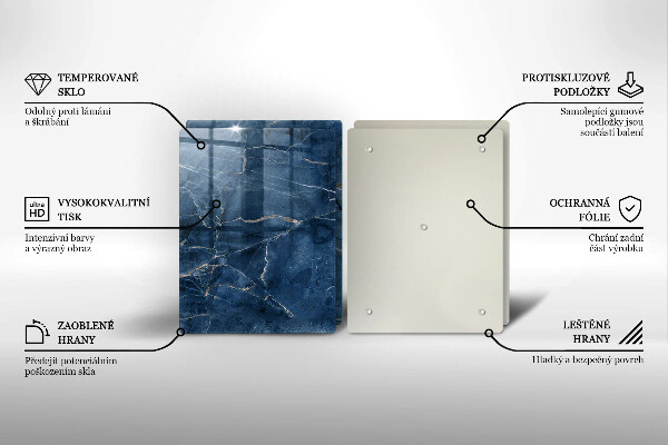 Tocător de bucătărie Textura piatră de marmură