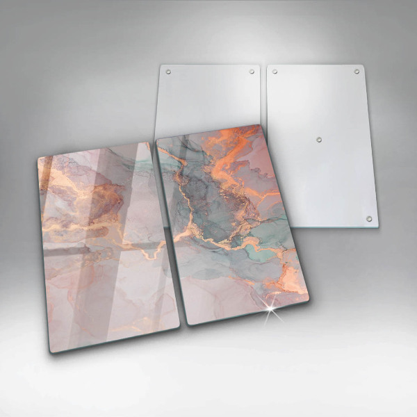 Tocător de bucătărie Marmură cu aur