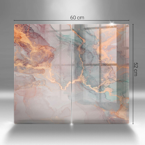 Tocător de bucătărie Marmură cu aur