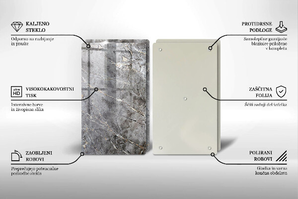 Tocător de bucătărie Textura de piatră