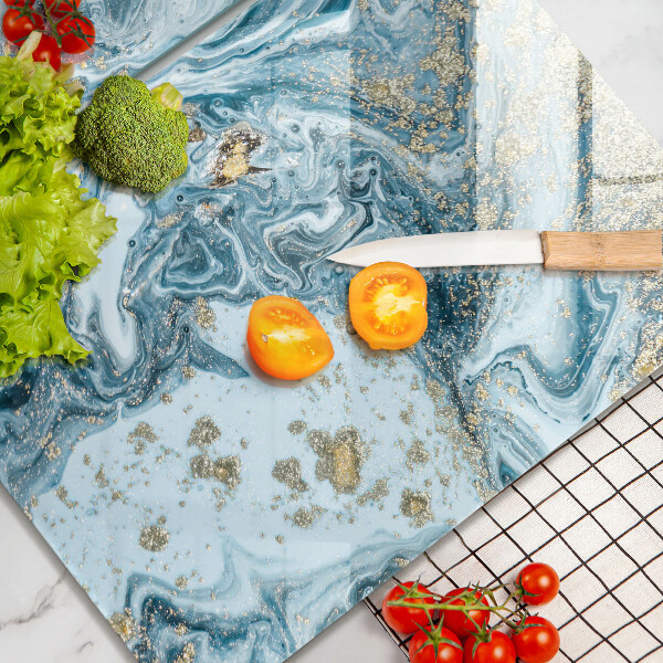 Tocător de bucătărie Structură cu aur