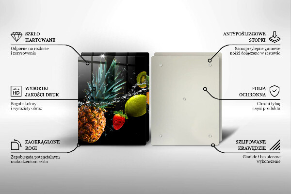 Tocător sticlă Fructe în apă