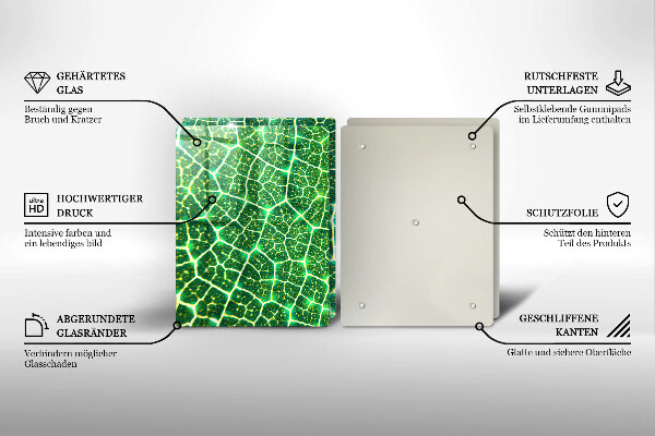 Tocător sticlă Structura frunzei