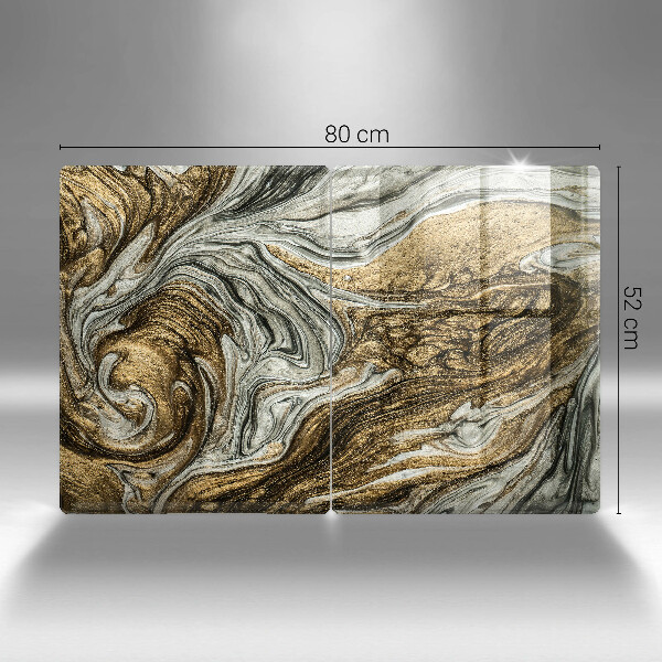 Tocător sticlă Abstracție bogată