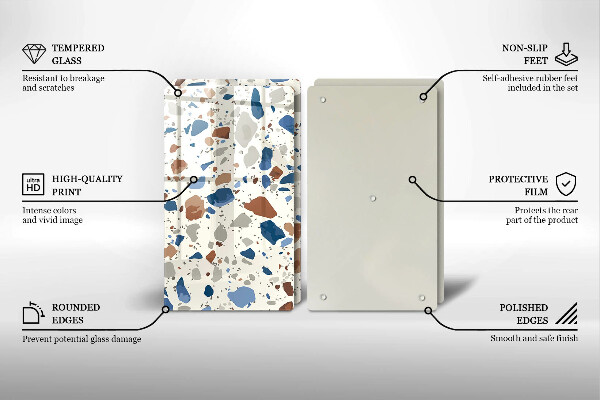 Tocător sticlă Gresie decorativa