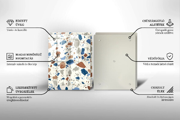 Tocător sticlă Gresie decorativa