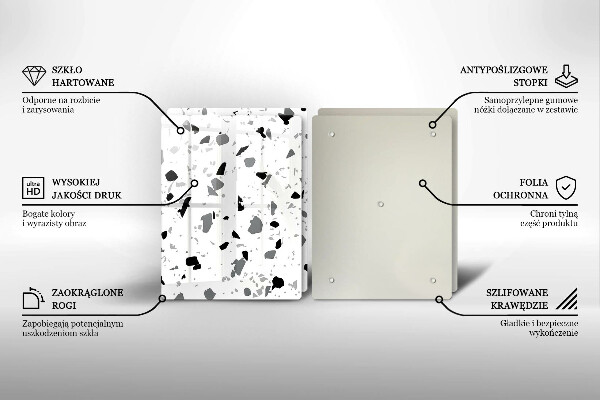 Tocător sticlă Gresie decorativa