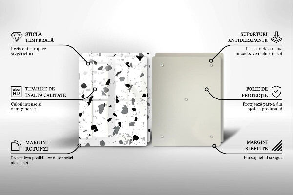 Tocător sticlă Gresie decorativa