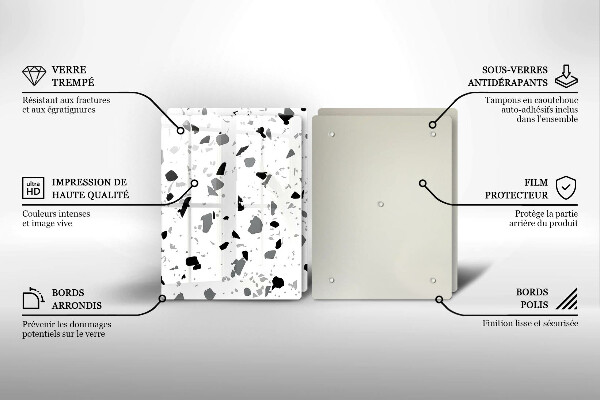 Tocător sticlă Gresie decorativa