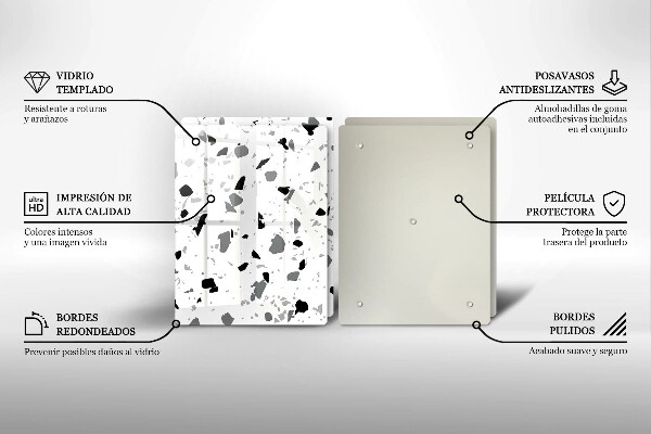 Tocător sticlă Gresie decorativa