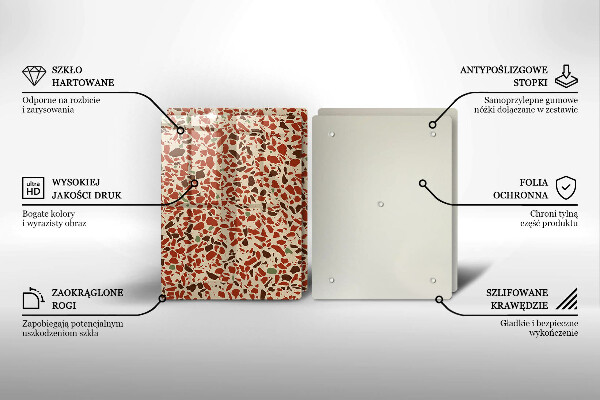 Tocător sticlă Gresie fină