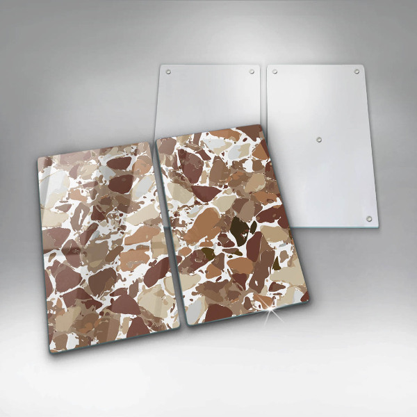 Tocător sticlă Pete decorative de piatră