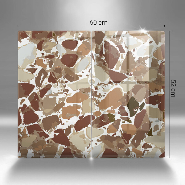 Tocător sticlă Pete decorative de piatră