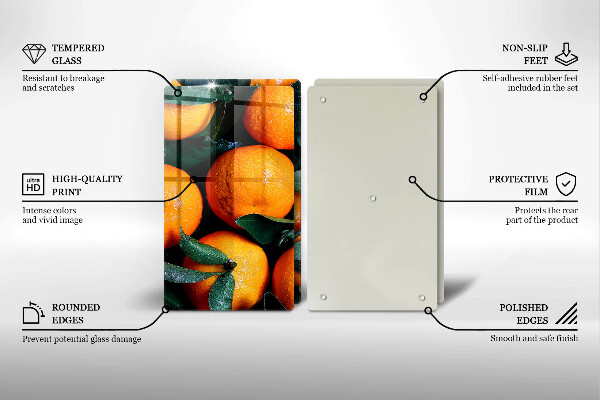 Tocător sticlă portocala