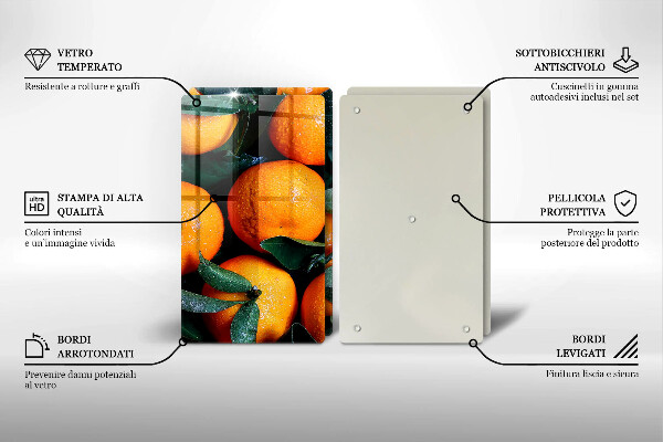 Tocător sticlă portocala