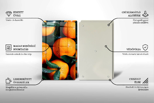 Tocător sticlă portocala