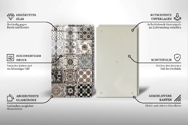 Tocător de bucătărie Placi decorative