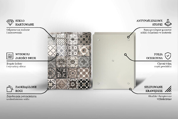 Tocător de bucătărie Placi decorative