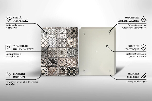 Tocător de bucătărie Placi decorative