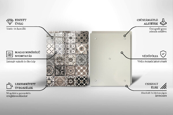 Tocător de bucătărie Placi decorative