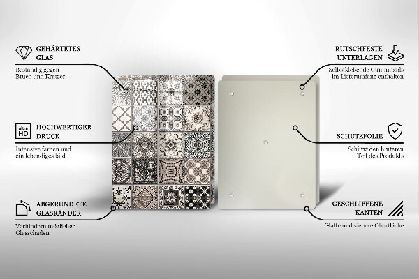 Tocător de bucătărie Placi decorative