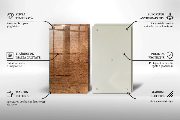 Tocător de bucătărie Textura lemnului