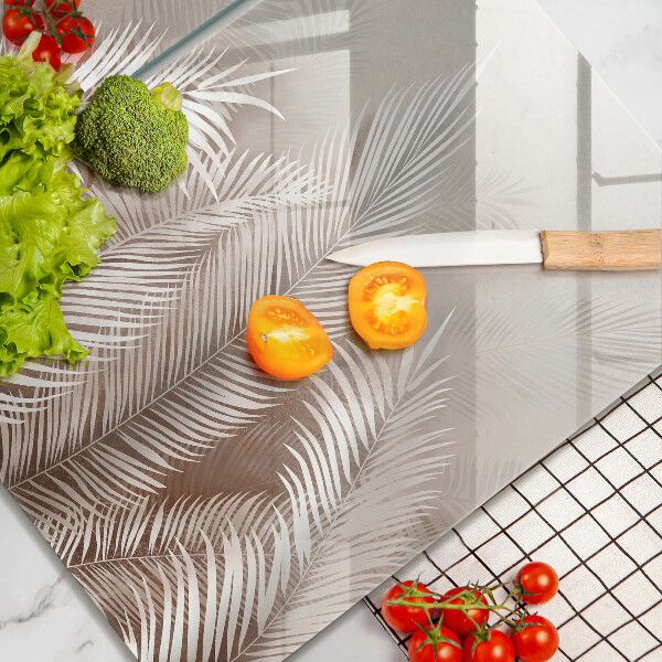 Tocător de bucătărie Frunze de vegetație boho