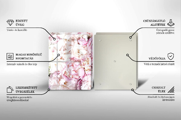 Tocător de bucătărie Buchet de bujor