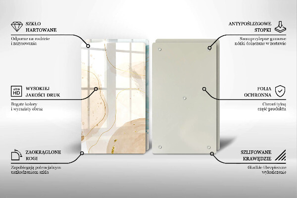 Tocător de bucătărie Forme boho luminoase