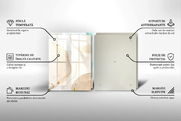 Tocător de bucătărie Forme boho luminoase