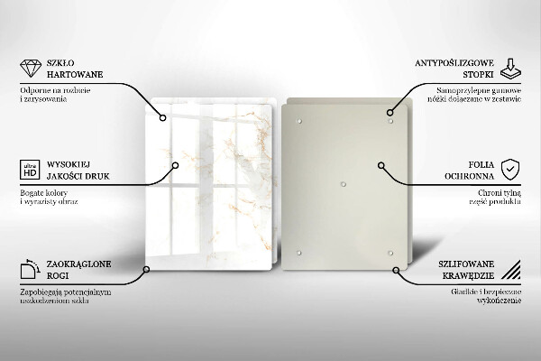 Tocător de bucătărie Piatra de marmura eleganta