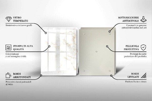 Tocător de bucătărie Piatra de marmura eleganta